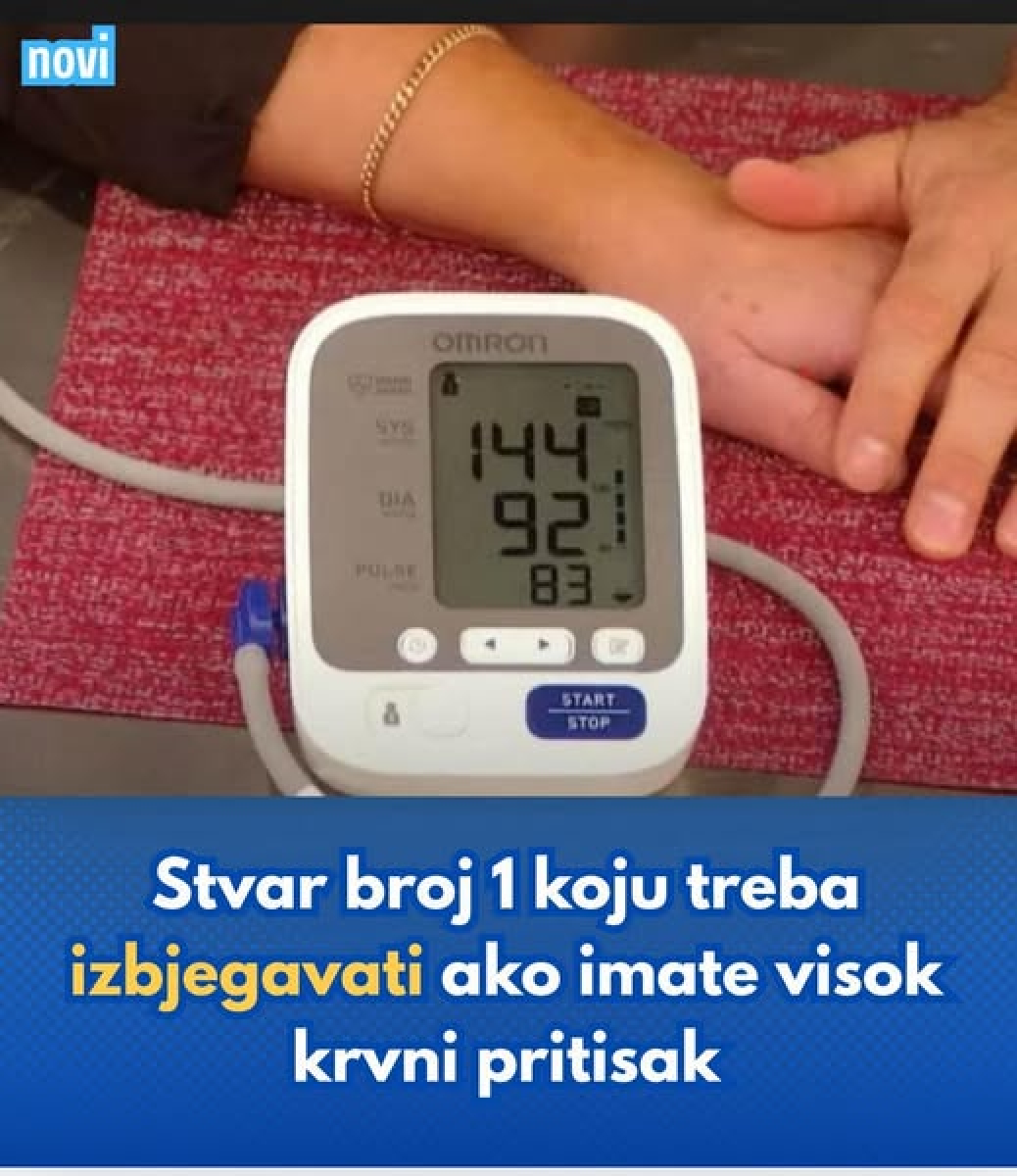 0VU STVAR M0RATE lZBJEGAVATl ako imate visok krvni pritisak! - featured image 0VU STVAR M0RATE lZBJEGAVATl ako imate visok krvni pritisak! - featured image