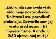 „Zabranila sam svekrvi da viđa moje novorođenče. ‘Uništavaš ovu porodicu!’ plakala je.” „Zabranila sam svekrvi da viđa moje novorođenče. ‘Uništavaš ovu porodicu!’ plakala je.” - featured image