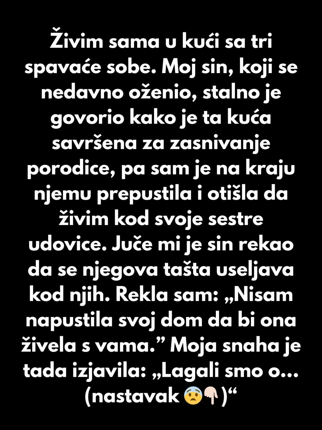 „Poklonila sam kuću svom sinu — izdao me je na užasan način“ - featured image