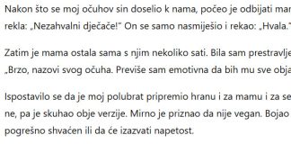 Nakon što se moj očuhov sin doselio k nama, počeo je odbijati maminu hranu. Jučer je za večerom pukla i rekla: Nakon što se moj očuhov sin doselio k nama, počeo je odbijati maminu hranu. Jučer je za večerom pukla i rekla: - featured image