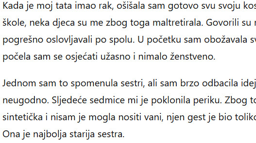 Kada je moj tata imao rak, ošišala sam gotovo svu svoju kosu i donirala je… - featured image Kada je moj tata imao rak, ošišala sam gotovo svu svoju kosu i donirala je… - featured image