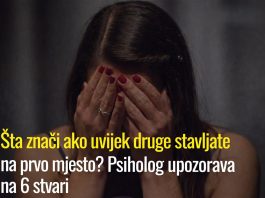 Šta znači ako uvijek druge stavljate na prvo mjesto? Psiholog upozorava na 6 stvari Šta znači ako uvijek druge stavljate na prvo mjesto? Psiholog upozorava na 6 stvari - featured image