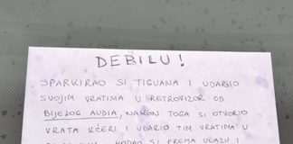Zagrepčanin je ostavio poruku liku koji je oštetio tuđe aute, otkrio mu je što je primijetio Zagrepčanin je ostavio poruku liku koji je oštetio tuđe aute, otkrio mu je što je primijetio - featured image