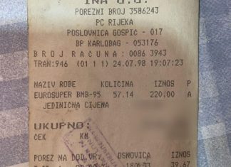 Čovjek je pronašao račun s benzinske iz 1998., šokirat će vas koliko je gorivo tada koštalo! Čovjek je pronašao račun s benzinske iz 1998., šokirat će vas koliko je gorivo tada koštalo! - featured image