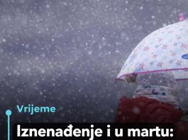 Vremenska prognoza za narednih 15 dana: Promjenjivo vrijeme uz kišu, snijeg i hladna jutra Vremenska prognoza za narednih 15 dana: Promjenjivo vrijeme uz kišu, snijeg i hladna jutra - featured image