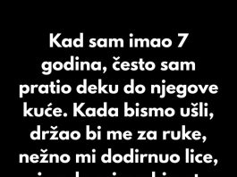 Kad sam imao 7 godina, često sam pratio deku… Kad sam imao 7 godina, često sam pratio deku… - featured image