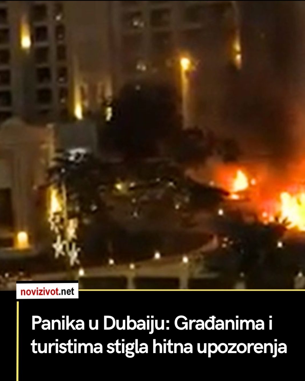 Panika u Dubaiju: Građanima stigla dramatična upozorenja - featured image