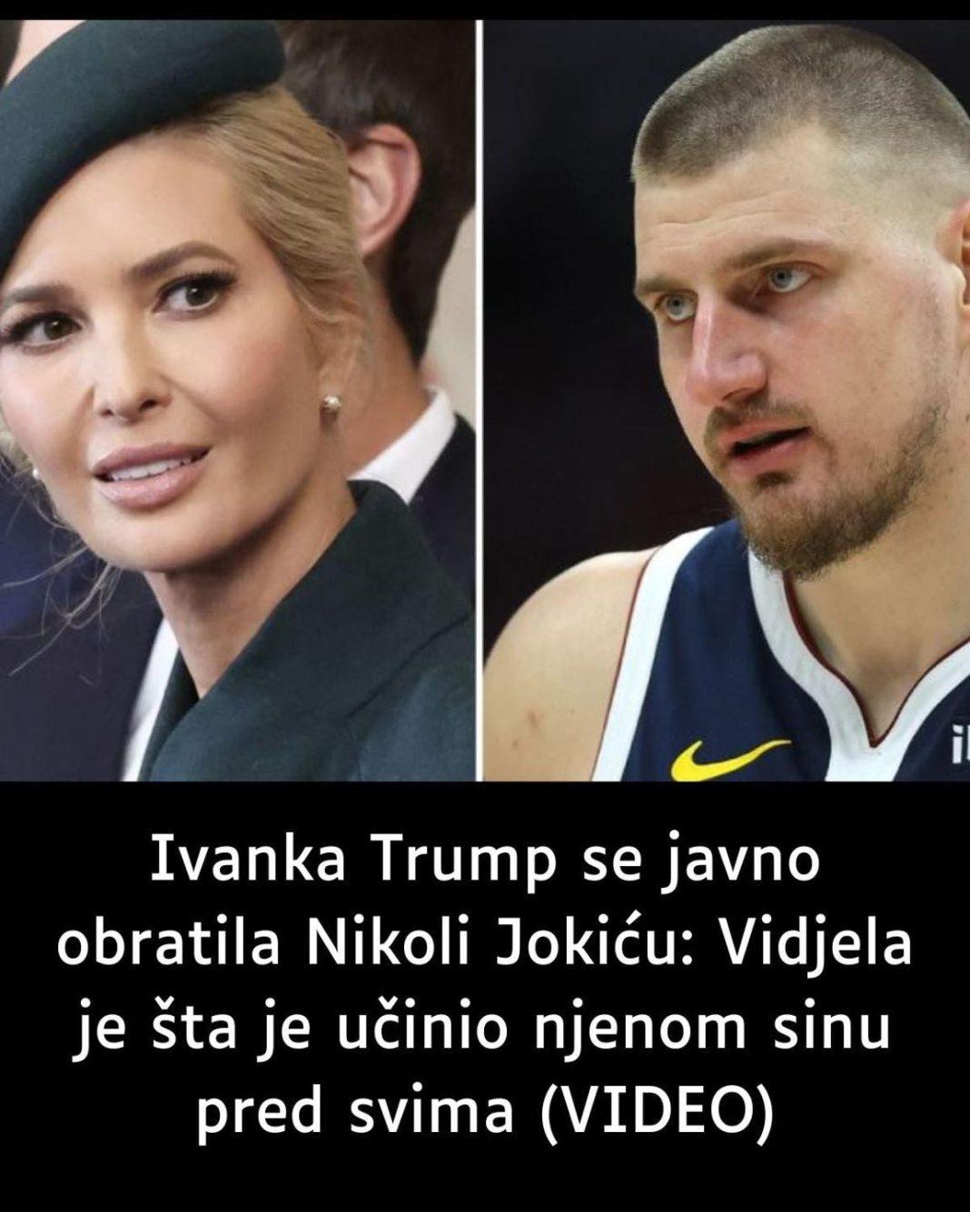 NIKOLA JOKIĆ POMOGAO UNUKU DONALDA TRAMPA: Hitno se oglasila ćerka američkog predsednika i poslala poruku srpskom košarkašu! - featured image NIKOLA JOKIĆ POMOGAO UNUKU DONALDA TRAMPA: Hitno se oglasila ćerka američkog predsednika i poslala poruku srpskom košarkašu! - featured image