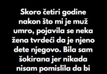 “Skoro četiri godine nakon što mi je muž umro, pojavila se neka žena tvrdeći da je njeno dete njegovo… “Skoro četiri godine nakon što mi je muž umro, pojavila se neka žena tvrdeći da je njeno dete njegovo… - featured image