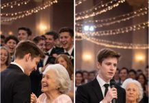 Moji drugovi iz razreda su mi se smejali kada sam na matursko veče došao sa bakom i pozvao je na prvi ples… Ali sve se promenilo kada sam uzeo mikrofon i naterao celu salu da zaćuti 😲😢 Moji drugovi iz razreda su mi se smejali kada sam na matursko veče došao sa bakom i pozvao je na prvi ples… Ali sve se promenilo kada sam uzeo mikrofon i naterao celu salu da zaćuti 😲😢 - featured image