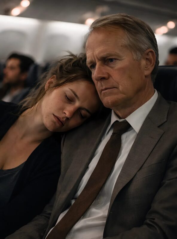 Iscrpljena majka, pokušavajući smiriti svoje uplakano dijete, slučajno je zaspala od umora na ramenu muškarca pored sebe. Muškarac je izgledao iritirano, ali ono što je učinio potom šokiralo je cijeli avion😮🤔 - featured image Iscrpljena majka, pokušavajući smiriti svoje uplakano dijete, slučajno je zaspala od umora na ramenu muškarca pored sebe. Muškarac je izgledao iritirano, ali ono što je učinio potom šokiralo je cijeli avion😮🤔 - featured image