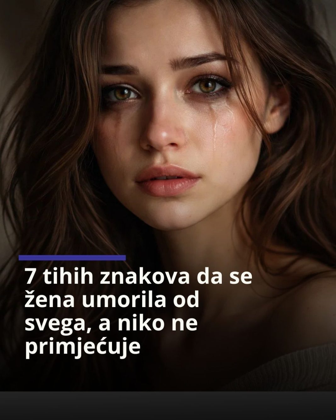 7 tihih znakova da se žena umorila od svega, a niko ne primjećuje - featured image
