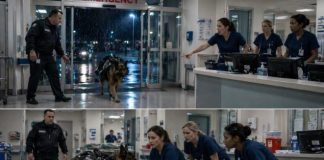 Pas je utrčao u bolnicu sa ogromnom crnom kesom za smeće na leđima: Medicinske sestre su pokušale da ga otjeraju, sve dok jedna od njih nije primijetila nešto čudno u njegovom ponašanju 😱 Pas je utrčao u bolnicu sa ogromnom crnom kesom za smeće na leđima: Medicinske sestre su pokušale da ga otjeraju, sve dok jedna od njih nije primijetila nešto čudno u njegovom ponašanju 😱 - featured image