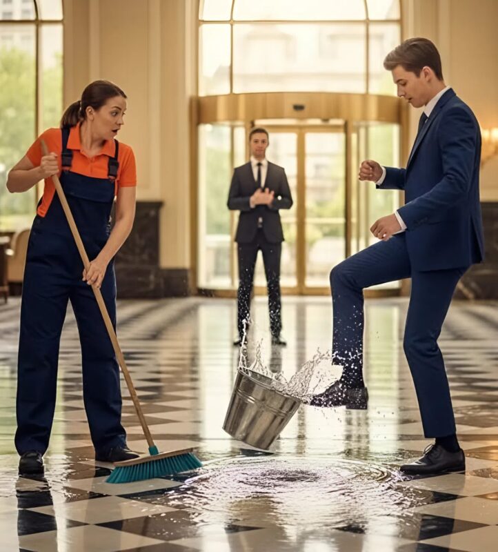 Sin direktora hotela ponižavao je ženu koja je čistila pod, ne sluteći šta će se dogoditi potom. - featured image Sin direktora hotela ponižavao je ženu koja je čistila pod, ne sluteći šta će se dogoditi potom. - featured image