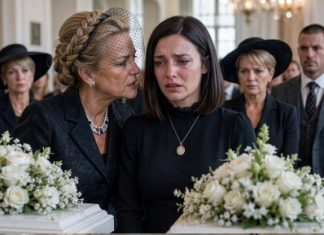 Na sahrani mojih blizanaca, dok su njihovi mali kovčezi ležali preda mnom, moja svekrva se nagnula bliže i siktala: „Bog ih je uzeo jer je znao kakva si majka.“ Na sahrani mojih blizanaca, dok su njihovi mali kovčezi ležali preda mnom, moja svekrva se nagnula bliže i siktala: „Bog ih je uzeo jer je znao kakva si majka.“ - featured image