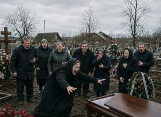Dok se opraštala od sina, žena je iznenada čula poznati glas iz zatvorenog kovčega i uspaničeno prijurila k njemu. Ali kad su ga otvorili, prisutni se smrzli od užasa……… 😲😲😲 Dok se opraštala od sina, žena je iznenada čula poznati glas iz zatvorenog kovčega i uspaničeno prijurila k njemu. Ali kad su ga otvorili, prisutni se smrzli od užasa……… 😲😲😲 - featured image